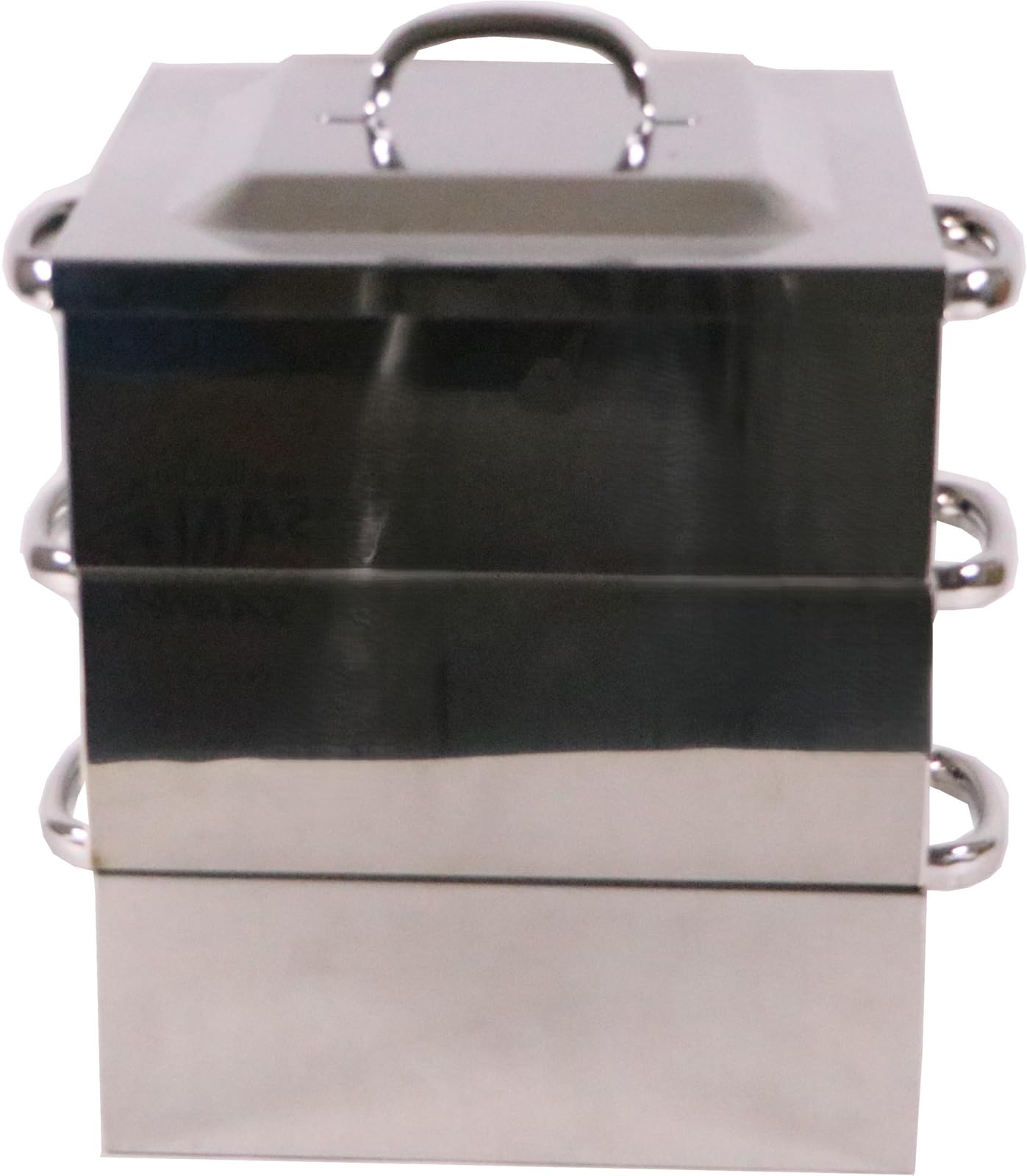 Amazon｜神子島製作所 PE 18-8 業務用 角蒸器 2段 33cm (蓋×1・中子×2