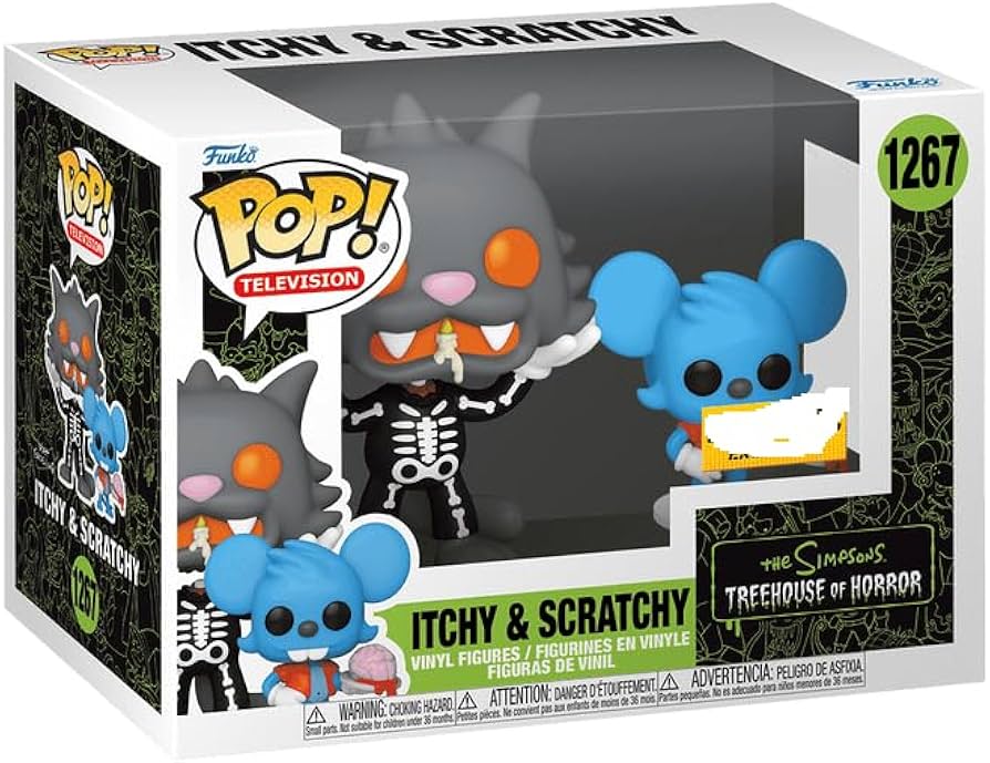 Amazon.com: Funko Simpsons Treehouse of Horror Itchy and Scratchy