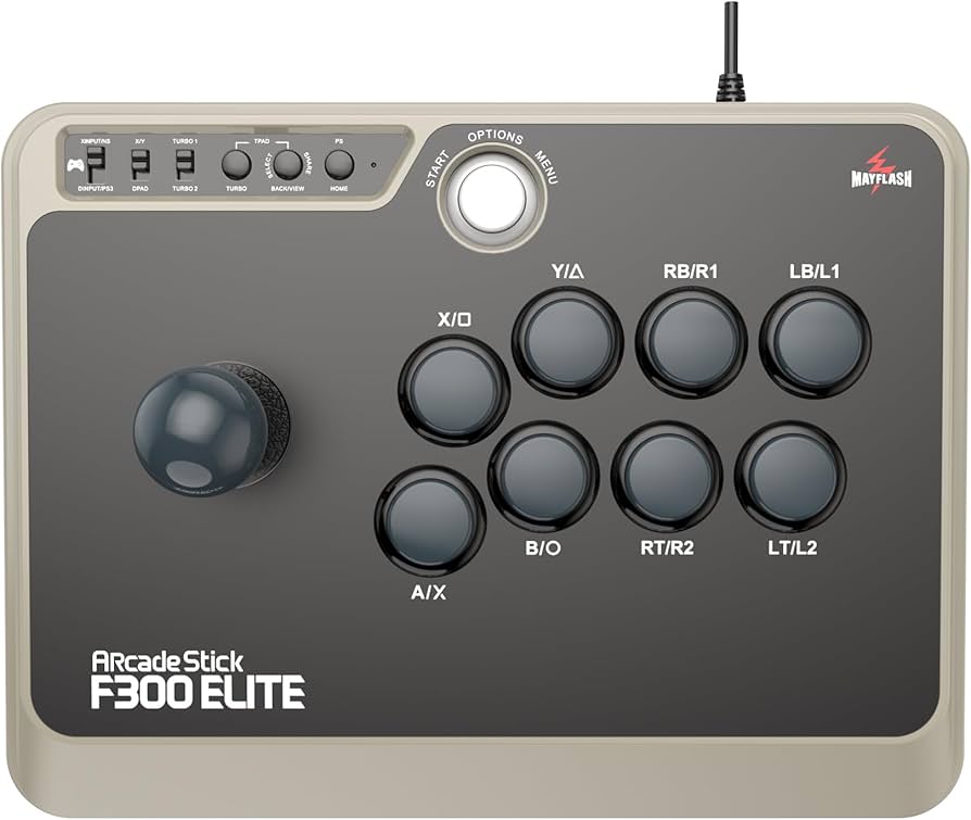 Amazon.com: MAYFLASH Arcade Stick F300 Elite with Sanwa Buttons