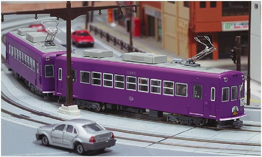 Amazon | MODEMO Nゲージ NT141 京福電鉄モボ101形京紫塗装104号車 (M