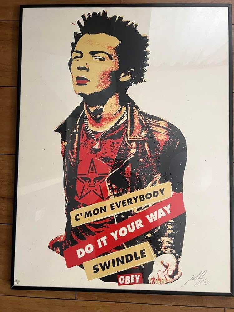 Amazon.co.jp: Shepard Fairey Sid Vicious シドビシャス ポスター