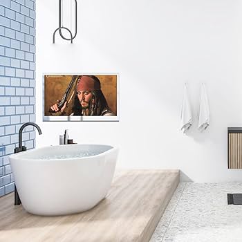 Amazon | ELECSUNG 32V型 防水テレビお風呂 Android TV フル