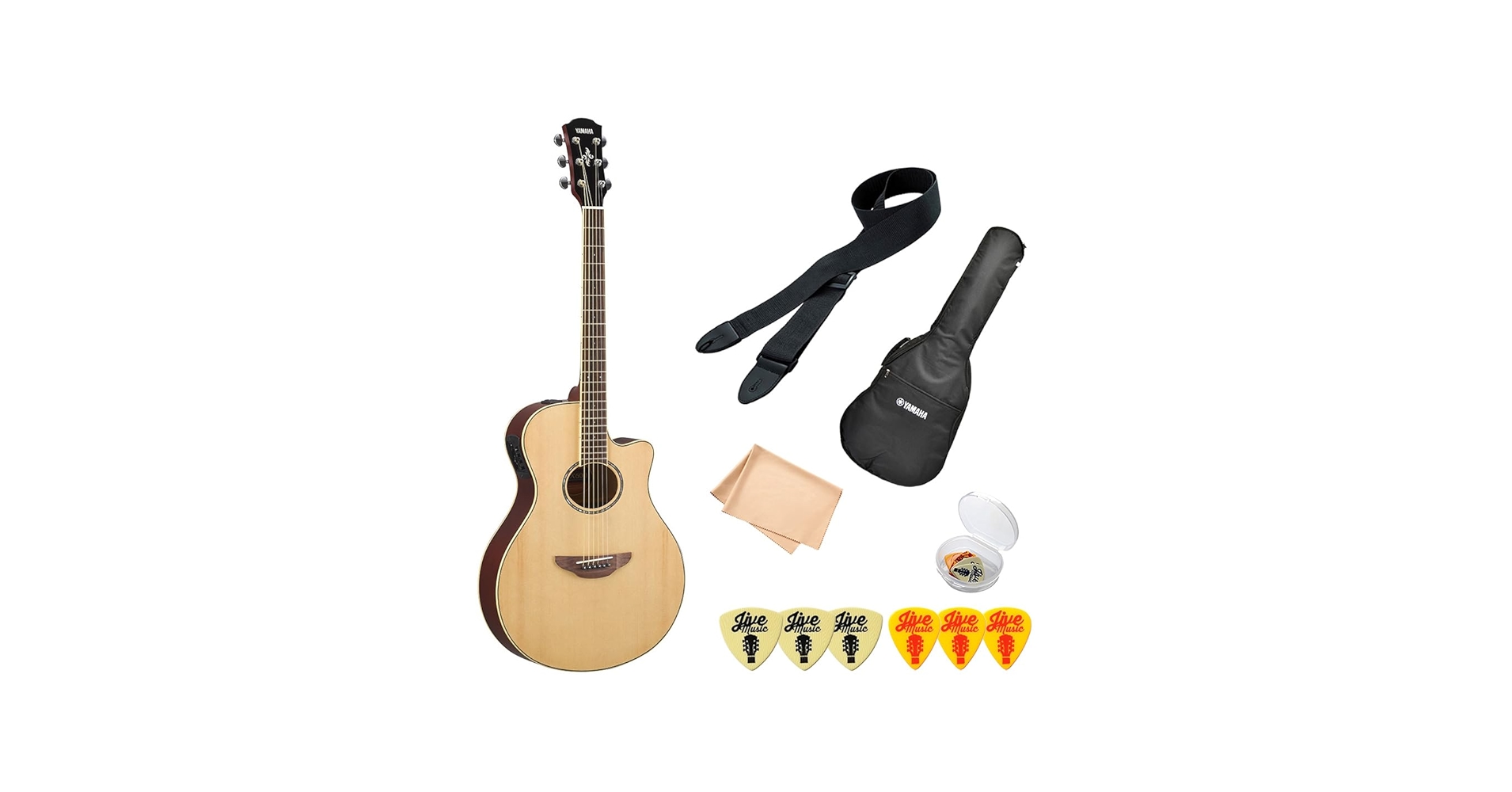 Amazon | ヤマハ APX600 ナチュラル YAMAHA エレアコ 6点