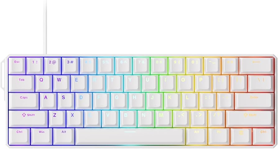 Amazon.com: MONSGEEK FUN60 Ultra Rapid Trigger Gaming Keyboard 8k