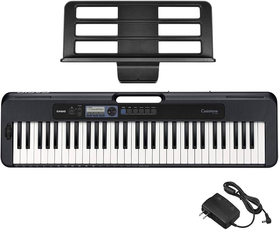 Amazon | CASIO CT-S300 ブラック 61鍵盤 Casiotone キーボード 電子