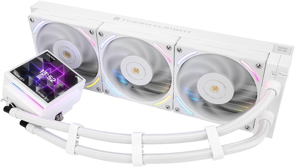 Amazon.co.jp: Thermalright Hyper Vision 360 ARGB White CPU AIO