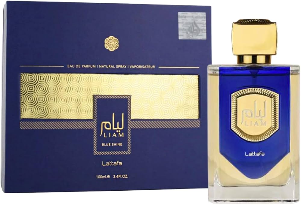 Amazon.com : Lattafa Liam Blue Shine Eau De Parfum Men 100ML (3.40