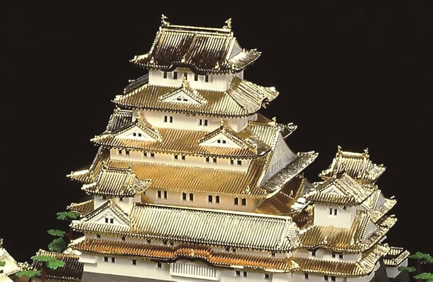 Amazon.co.jp: 童友社 1/380 日本の名城 デラックスゴールド 姫路城