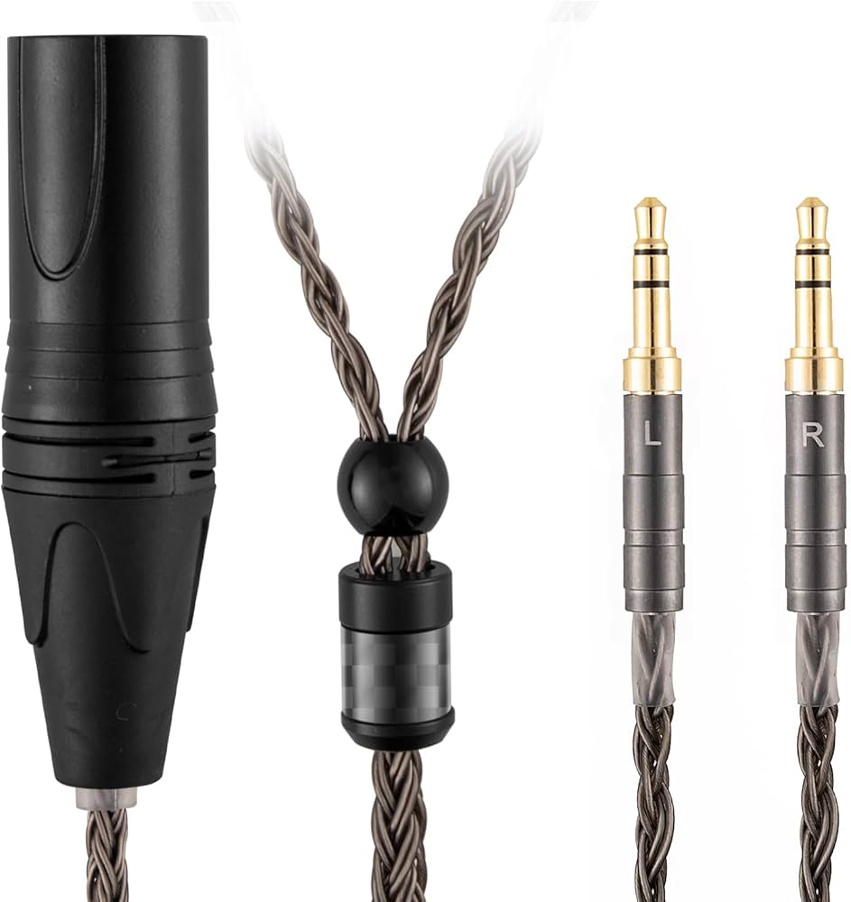 Amazon.com: SYRNARN 4 Pin XLR Balanced Headphone Cable Compatible