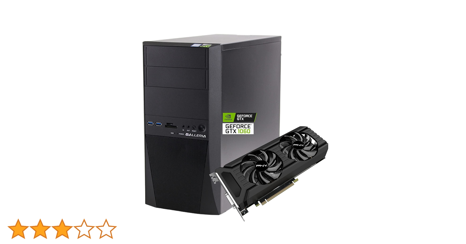 GALLERIA デスクトップ自作者向け core i7 GeForce1060