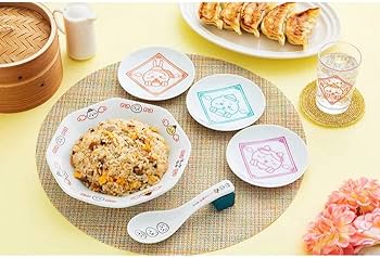 Amazon.co.jp: ちいかわ ちいかわ飯店 チャーハン皿＆レンゲセット