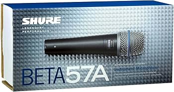 Amazon.com: Shure BETA 57A BETA57A DynaMic Instrument Mic