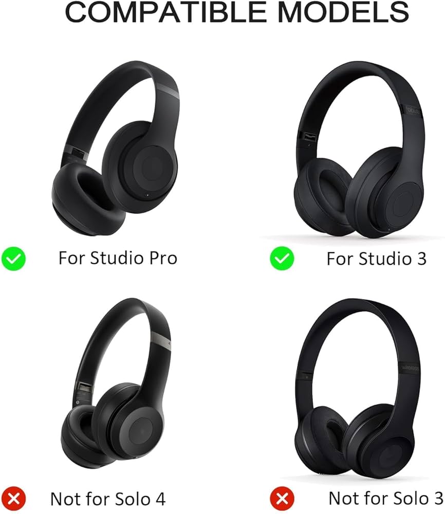 Amazon | umvowuxa Studio Pro 交換用トップ ヘッドバンド パーツ