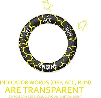 Amazon.com: DECALEPIC Push Start Button Cover for Dodge Challenger