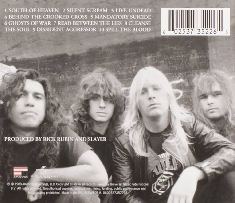 South Of Heaven: SLAYER: Amazon.ca: Music