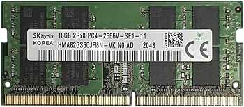 HMA82GS6CJR8N-VK HYNIX 16GB 2RX8 PC4-2666V-S Memory Module (1X16GB