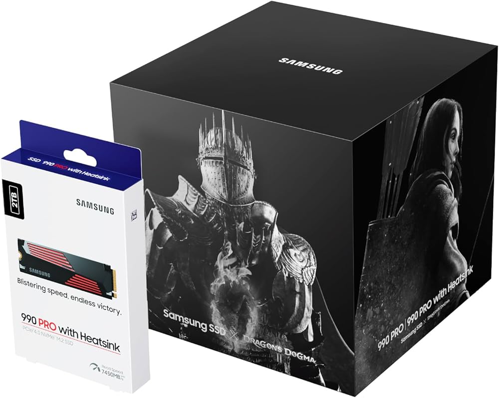 Amazon.co.jp: Samsung 990 PRO ヒートシンクモデル 2TB ドラゴンズ