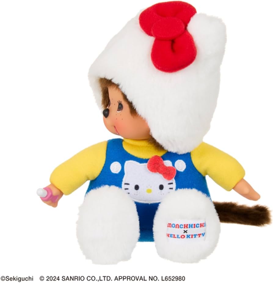 Amazon.co.jp: セキグチ(Sekiguchi) キティ×モンチッチ ぬいぐるみ S