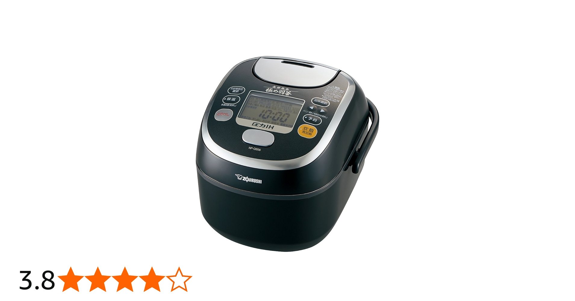 Amazon | 象印マホービン 炊飯器 3.5合 プライムブラック NP-QS06-BZ