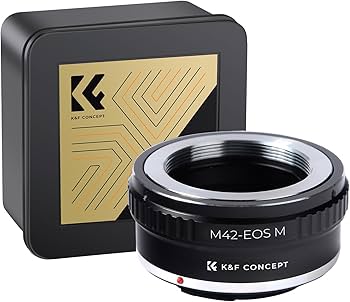 Amazon | K&F CONCEPT マウントアダプター M42 Canon対応 EFマウント