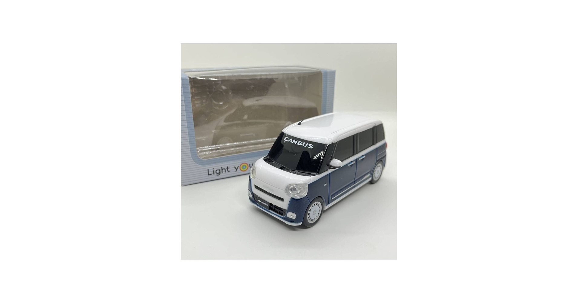 ライトが光る✨】ダイハツ ムーヴキャンバス RCカー ライトが光る