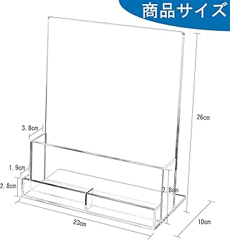 Amazon.co.jp: XMSSAA アクリル カタログ・POP広告スタンド 名刺