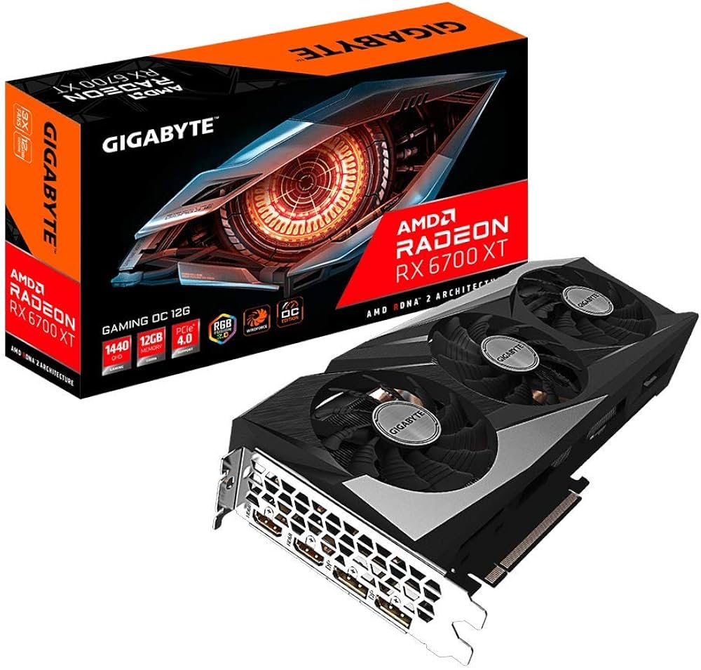Amazon.co.jp: GIGABYTE AMD Radeon RX6700XT搭載 グラフィックボード