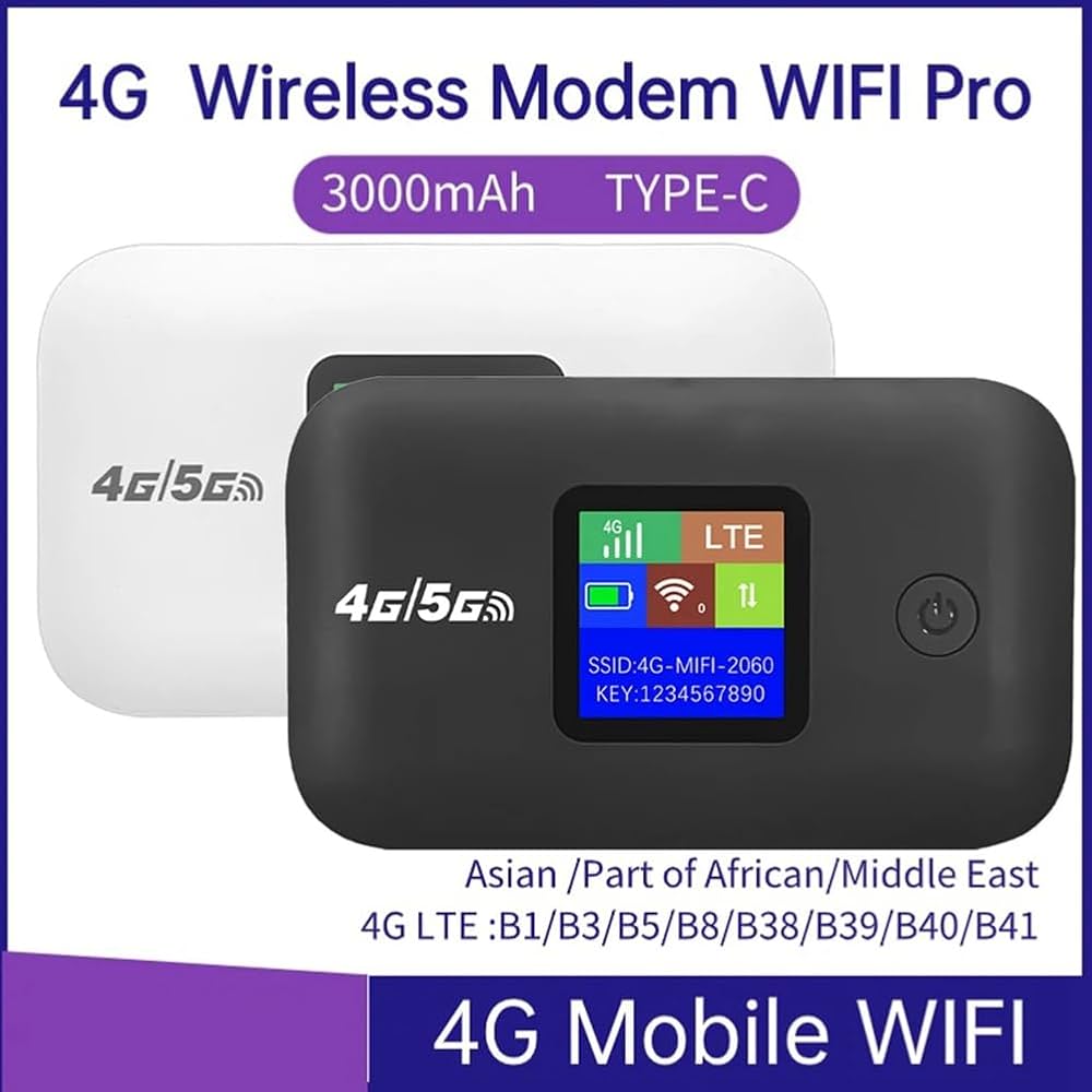 Ohsilv A8 4G Lte Router Wireless Wifi Portable Modem 3000mAh Mini
