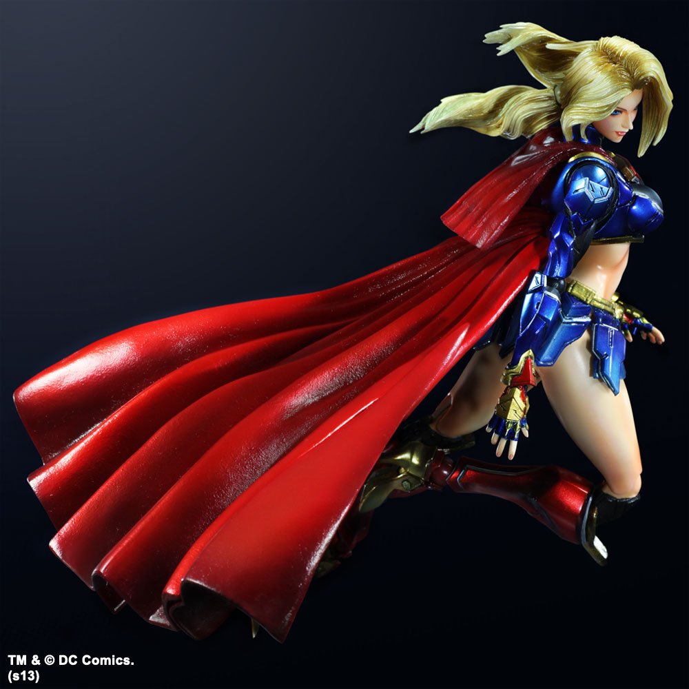 Amazon.co.jp: DC Comics VARIANT PLAY ARTS改 スーパーガール(PVC塗装