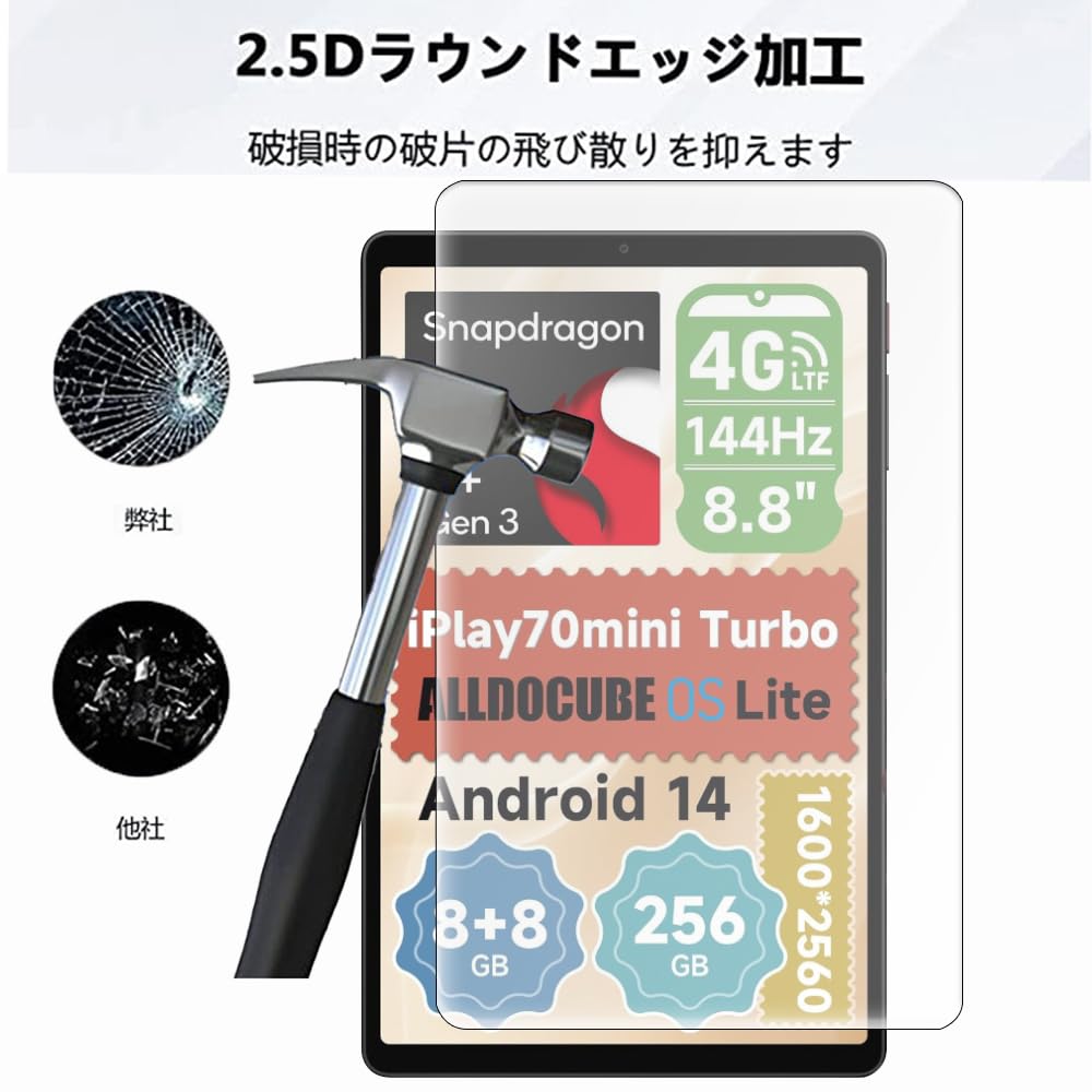 Amazon.co.jp: 【2枚セット】For ALLDOCUBE iPlay 70 mini Ultra