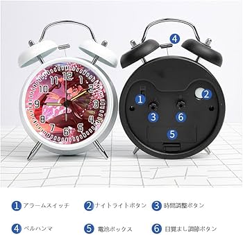 Amazon.co.jp: 仮面ライダー 目覚まし時計 丸い時計 置き時計 ビルド