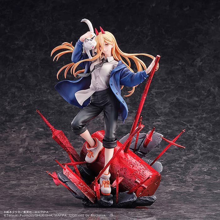 Amazon.co.jp: チェーンソーマン:パワー&ニャーイ 1:7スケール PVC