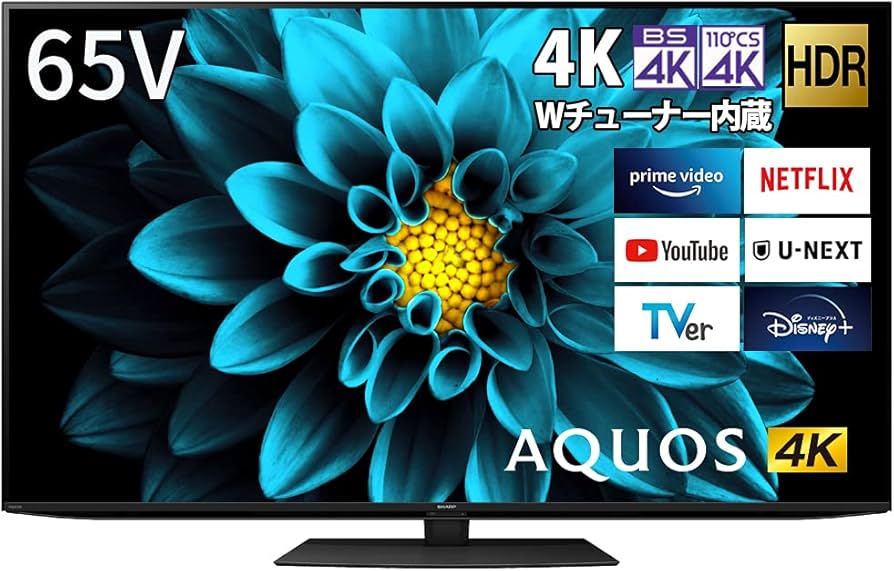 Amazon.co.jp: Sharp AQUOS 4T-C65DL1 65V LCD TV, 4K with Built-in