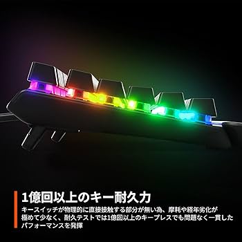 Amazon.co.jp: SteelSeries ゲーミングキーボード テンキーレス 有線