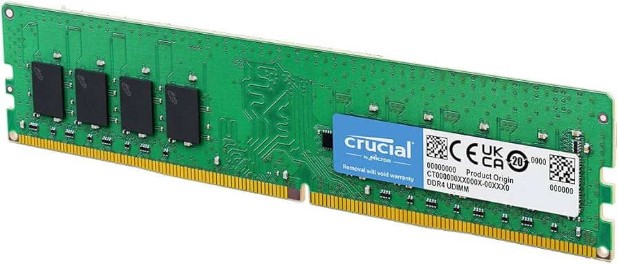 Crucial RAM 32GB DDR4 3200MHz CL22 (or 2933MHz or 2666MHz) Desktop