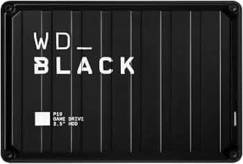 Amazon.com: WD_BLACK 5TB P10 Game Drive, Portable External Hard