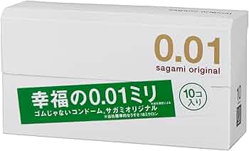 Amazon.co.jp: Sagami Original 001 Condoms, Thin, Polyurethane