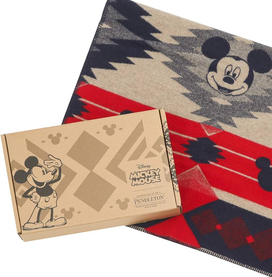 Amazon｜ペンドルトン ミッキー ディズニー キッズ ブランケット