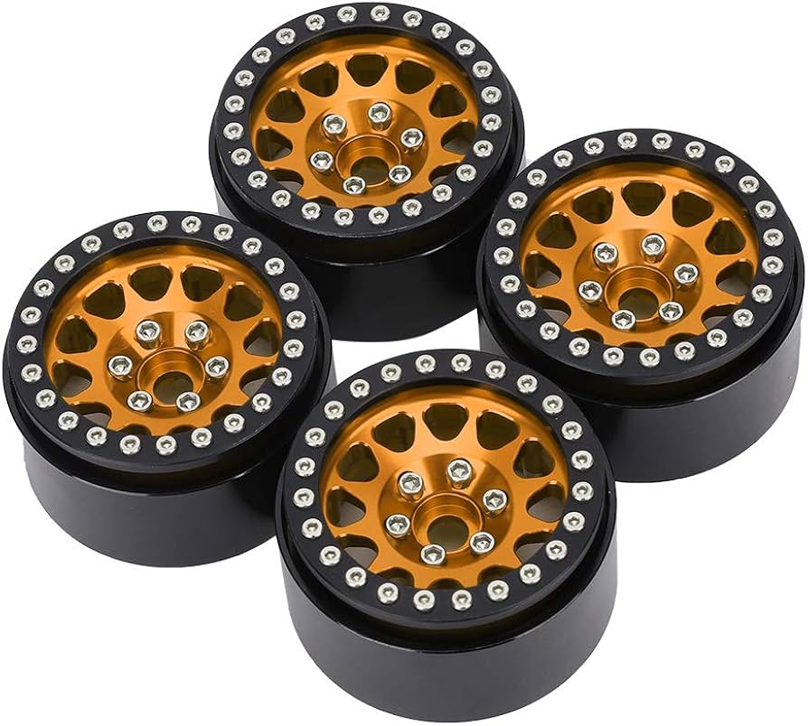 Amazon | 4pcs RCトラックリム RCホイールリム 1:10 RCクローラーカー