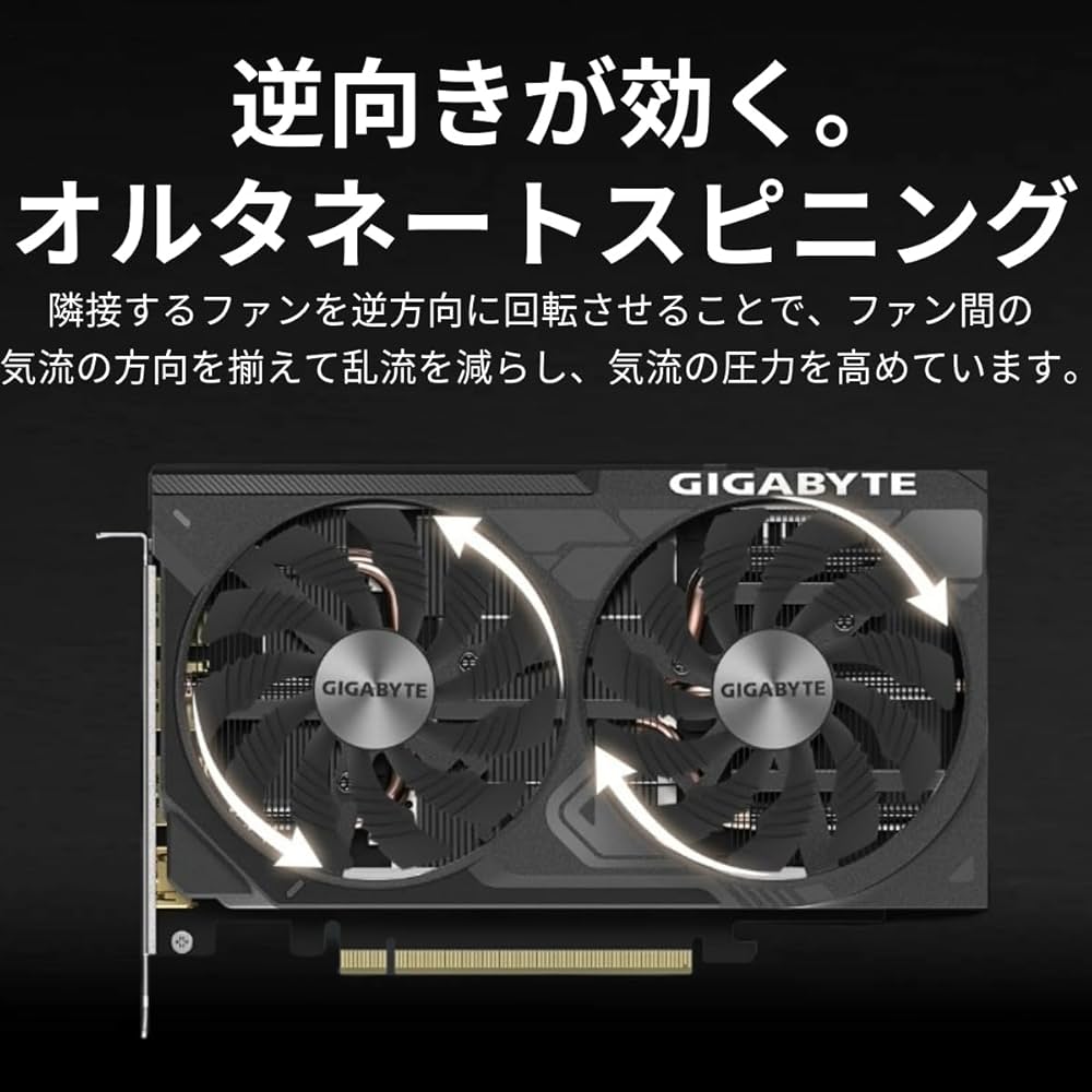 Amazon | GIGABYTE NVIDIA GeForce RTX4060Ti 搭載 グラフィックボード
