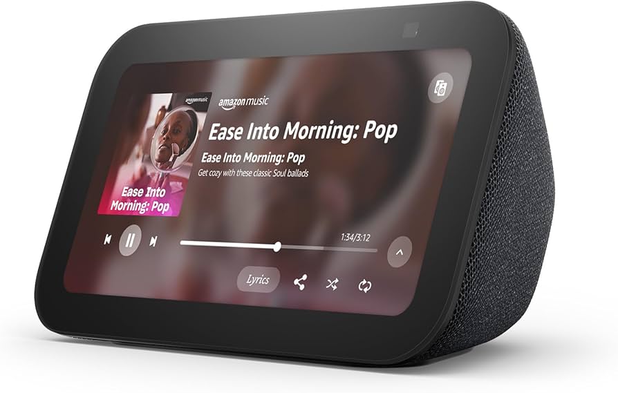 Amazon Echo Show 5 (newest model), Smart display with deeper bass