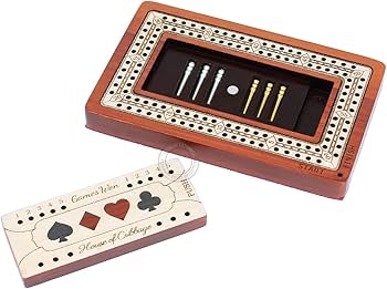 Amazon.com: House of Cribbage - 2 Track - Wooden Travel/Pocket
