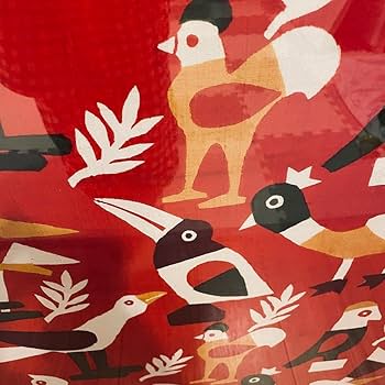 Amazon.co.jp: 額装付き 柚木沙弥郎 日本民藝館 「喜びの鳥」ポスター