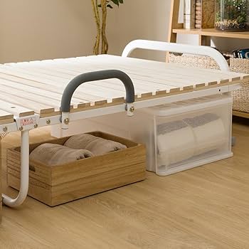 Amazon.co.jp: ニトリ(NITORI) シングル 折りたたみ桐すのこパイプ