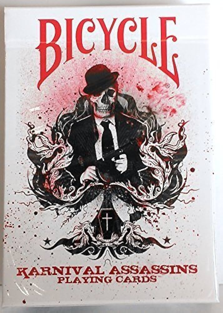 Amazon.com: Karnival Assassins Red Deck Bicycle Playing Cards
