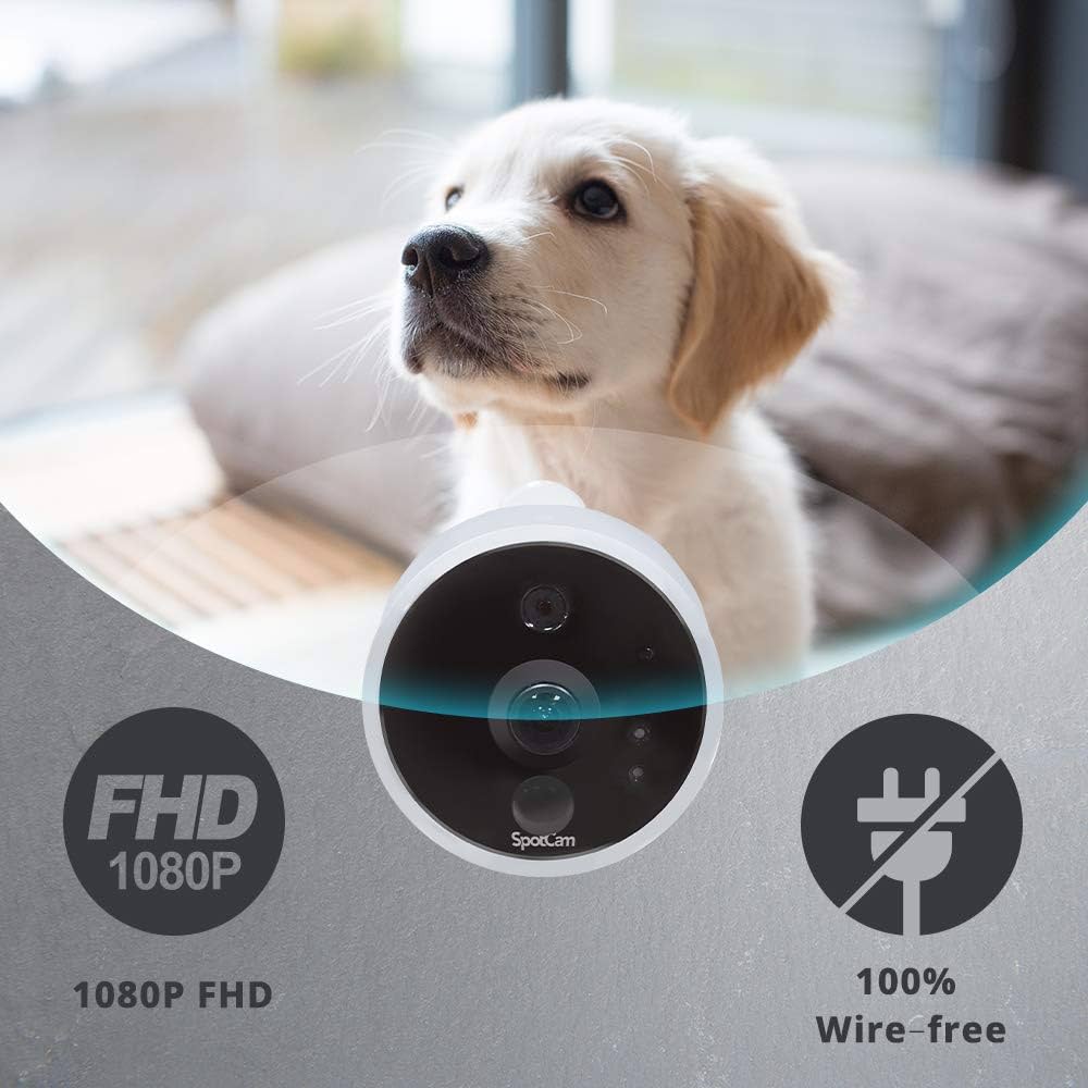 Amazon.co.jp: SpotCam Solo 2 屋内外両用のワイヤレスセキュリティ