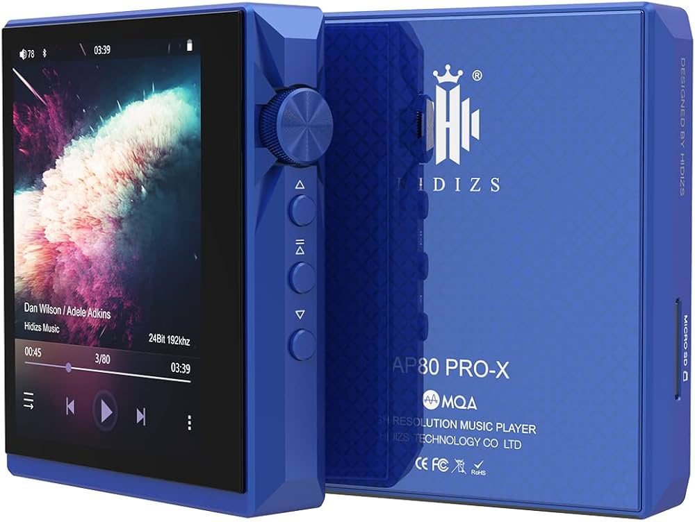 Amazon.com: HIDIZS AP80 Pro-X MP3 Player with Bluetooth, Digital