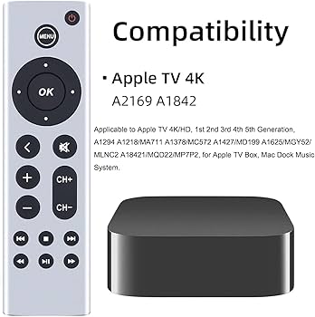 Amazon.com: Universal Replacement for Apple-TV-4K-Remote Control