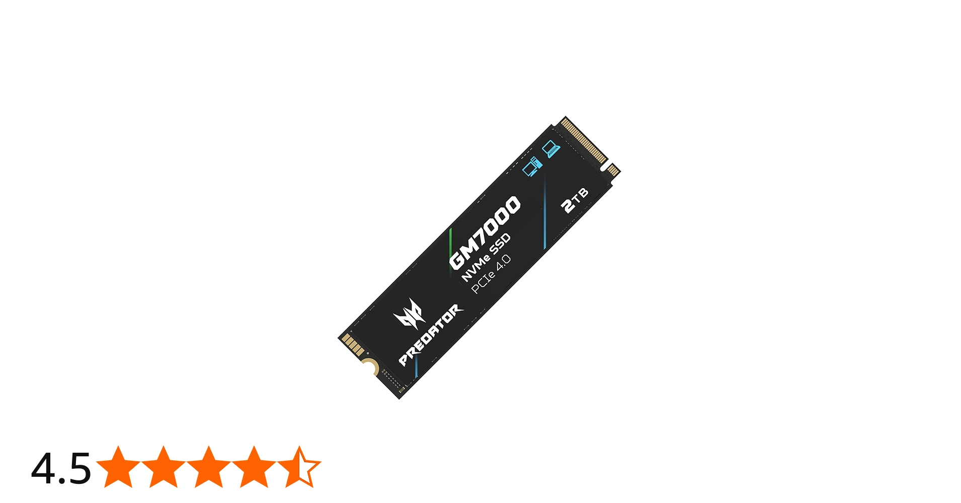 Amazon | Acer Predator M.2 SSD 2TB GM7000 DRAMキャッシュ搭載 NVMe
