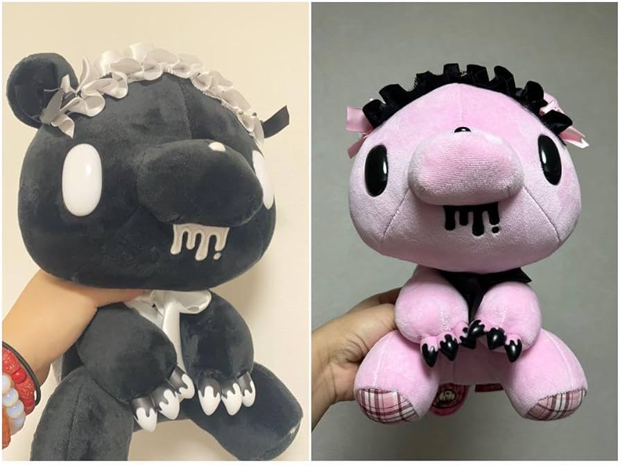 Amazon.co.jp: チャックスGP グルーミー ぬいぐるみ head dress ピンク